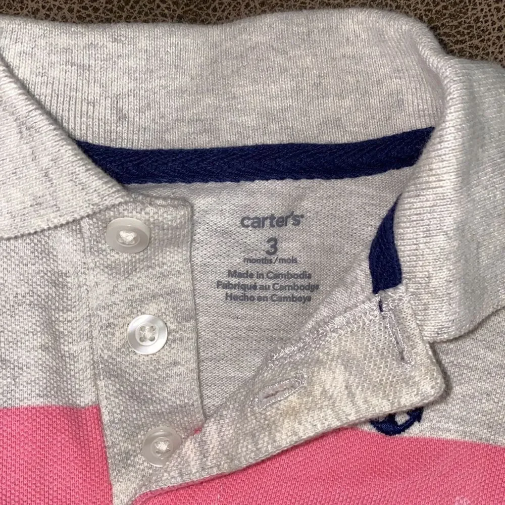 Baby Color block One Piece Polo - By Carter’s